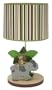 Bedtime Originals Baby Zoo Lamp with Shade - Chocolate