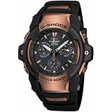 CASIO G-Shock Mens Rose Gold Collection GIEZ Black Analog Watch. Model: GS1100BR-1A by Casio