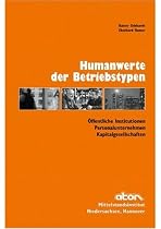 Humanwerte der Betriebstypen: Öffentliche Institutionen, Personalunternehmen, Kapitalgesellschaften