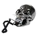 Fearful Skull Shape Novelty Telephone Black