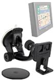 Duragadget® Windscreen mount / car holder for Navman S30 3D ( only 3d model) also compatible with Mio Moov 200 210