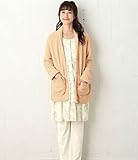 Angeliebe エンジェリーベ 授乳 口 付 ふんわり カーデ 付き 3点 セット パジャマ M ～ L ベージュ 系