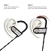 Honstek H9 Bluetooth Headphones, Wireless Earphones with Mic, IPX4 Sweatproof, Premium Sound with Bass, Noise Isolating , Ergonomic Design, Secure Fit, 8 Hrs Playtime (Black Gray)