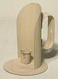 Eigenschaften   / Windlicht Kerzenhalter aus Metall in Creme-Weiß, Höhe ca. 15 cm