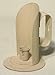Windlicht Kerzenhalter aus Metall in Creme-Weiß, Höhe ca. 15 cm