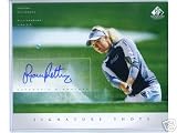 Suzann Pettersen certified autograph 2004 SP Signature Golf 8x10 photo card