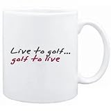 New  Live To Golf ,Golf To Live !  Mug Sports
