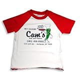 Cool Island - Toddler Boys and Boys Short Sleeve Tee Shirt, White, Red
