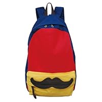 Carrot Aj-61411 Mustache Canvas Backpack