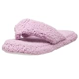 MUK LUKS Womens Escentials Micro Sherpa Thong 