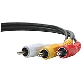 Standard Composite Video and Analog Audio Cable 8 ft.