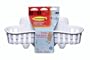 3M Command 17603B Large Shower Caddy with Water-Resistant Strips