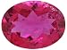 Jewelry : MIN 1.00CT 8X6MM OVAL RUBELLITE TOURMALINE