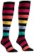 Sock It To Me Women's Knee High Striped Socks, Fun Sherbet