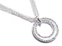 Designer Style Tiffany Double Hoop Necklace Jewelry