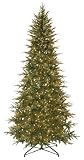 GKI Bethlehem Lighting Frasier 9-Foot Slim Christmas Tree Prelit with Clear Lights