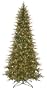 GKI Bethlehem Lighting Frasier 9-Foot Slim Christmas Tree Prelit with Clear Lights