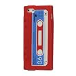 iProtect Schutzh�lle / H�lle / Case aus weichem Silikon f�r Apple iPhone 5 / the new iPhone RETRO STYLE KASSETTE in ROT / RED