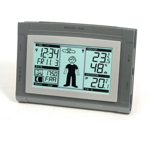 Technoline WS 9611-IT Wetterstation Kunststoff 2-teilig silber-grau