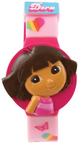 Dora The Explorer Interchangeable Head Digital Watch & Badge Clip