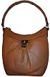 Women's Calvin Klein Purse Handbag Leather Satchel Caramel
