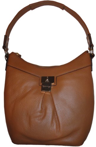 Womens Calvin Klein Purse Satchel Caramel