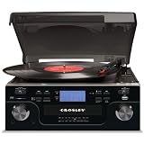 Crosley CR6008A-BK Tech USB Turntable Black
