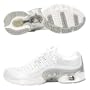 adidas Women's 1 DLX Runner ( sz. 08.5, White/Silver/Titan Leather )