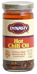 Dynasty Hot Chili Oil, 5.5-Ounce Jars (Pack of 4)