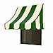 Awntech 8-Feet Nantucket Window/Entry Awning, 56-Inch Height by 48-Inch Diameter, Forest Green/White