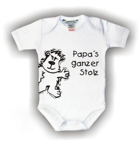 Body Baby 1/4-Arm mit Druck PAPAS GANZER STOLZ (Gr. 86) / 150030