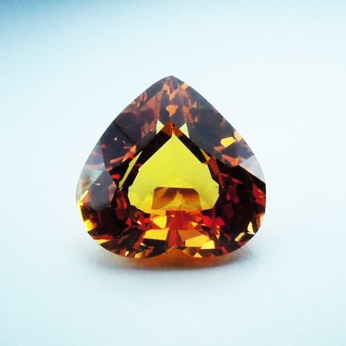 7.20 CtAWESOME YELLOW SAPPHIRE SWEETHEART LAB GEMSTONE