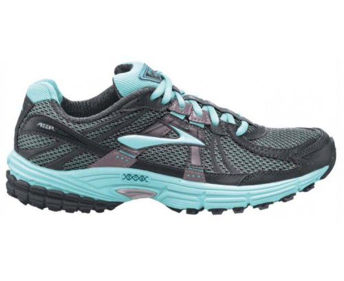 BROOKS Damen Adrenalin ASR 9 Laufschuhe, Grau/Blau, 40.5