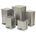 Detecto C-32 Stainless Steel Step-On Can, 32 qt Capacity
