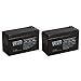 Universal Power Group 12V 7AH Battery for Razor Pocket Mod Miniature Euro Scooter - 2 Pack