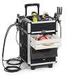 Iwata Maxx Jet 1/6 HP Double Piston Air Compressor with Travel Case