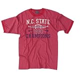 North Carolina State Wolfpack 1990 NCAA National Champions Throwback T-Shirt - Large at Champions Again