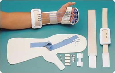 Rolyan Flexor Tendon Repair Kit Polyflex II Size: Medium 3½"-4¼" (8.9-11.4 cm)