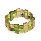 Glass Beads, Elastic Green Bracelet Sweet Dreams Bracelet [Green] -Fair Trade Gifts