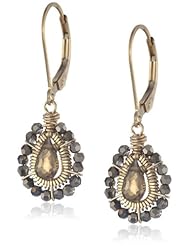 Dana Kellin Whiskey Quartz Single Drop Earrings