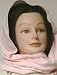 Knitted on Hand Knitting Machine Finished By Hand Crochet Light Pink Chenille Balaclava Neck Warmer Hood Scarf for Women and Teens