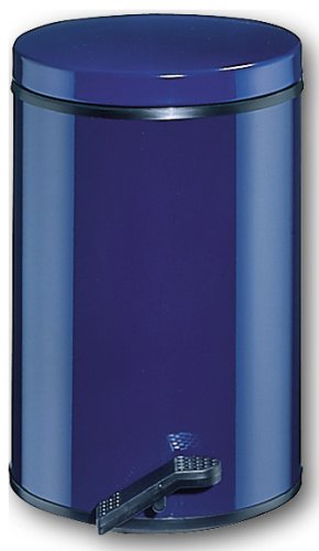 Wesco 117 212-53 Tretabfallsammler Softer, 13 Liter, blau