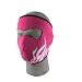 Zan Headgear WNFM017 Neoprene Face Mask Women s Pink and White Flames