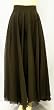 Ankle Length Chiffon Skirt in Black