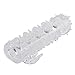 Zcargel New Soft Silicone Crystal Condom Penis Extensions, Silicone Extender Male Penis Enlargement Cock Ring Cockring Penis Ring Sleeve for Men