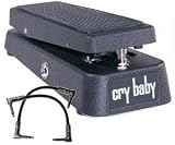 Dunlop Crybaby GCB-95 Classic Wah Pedal w/2 FREE Patch Cables