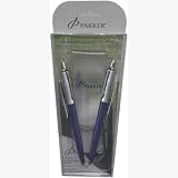 Parker Ball Pen & Pencil Set Durable Steel with FREE Funky Pen Pouch