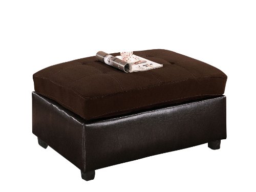 Acme Milano Ottoman, Chocolate Finish