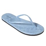 Xhilaration® Gess Faux Suede Flip-Flops - Blue