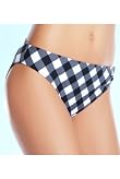 Low Rise Check Hipster Bikini Bottoms [T52-1329P-S]